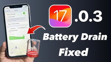 iOS 17.0.3 - Big Problem - Battery Drain issue Fix - IOS 17.0.3 Battery Drain fixed
