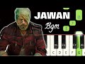 Jawan teaser bgm   piano tutorial  piano notes  piano online pianotimepass jawan srk