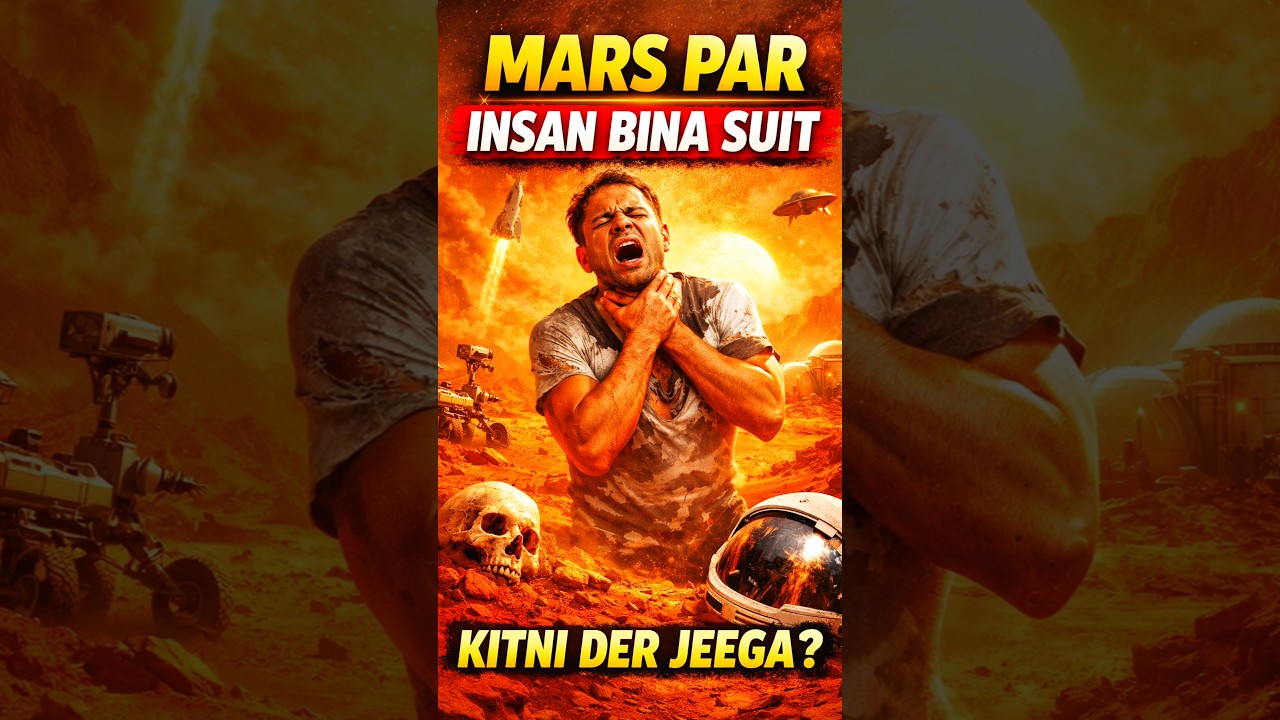 Mars पर इंसान बिना suit कितनी देर जिएगा? 😱 