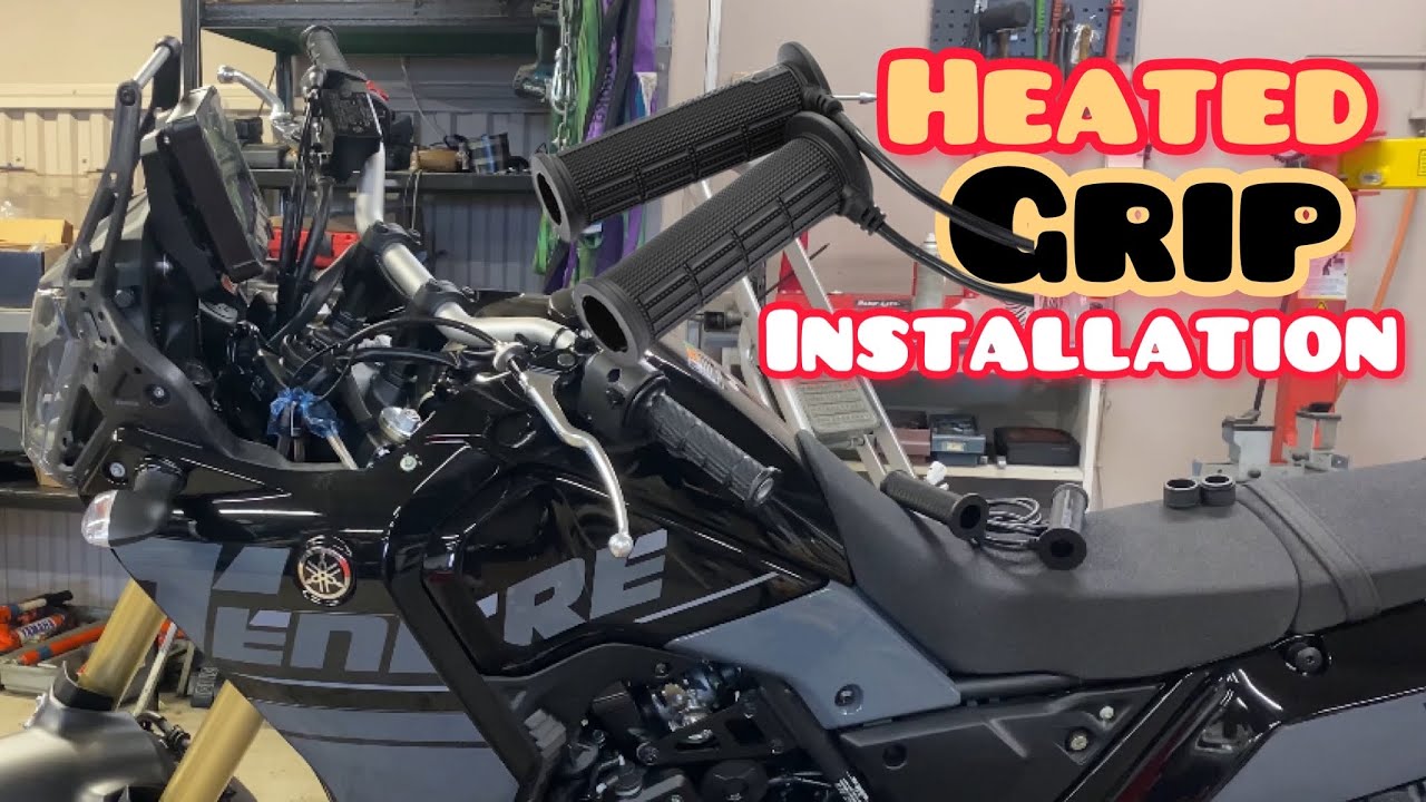 yamaha tenere7 2022 ⁉️ Heated grip installation 😍