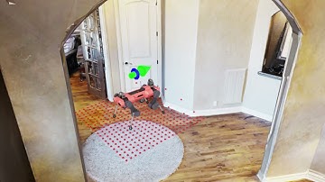 Locomotion reinforcement learning in Isaac Sim using Matterport environments
