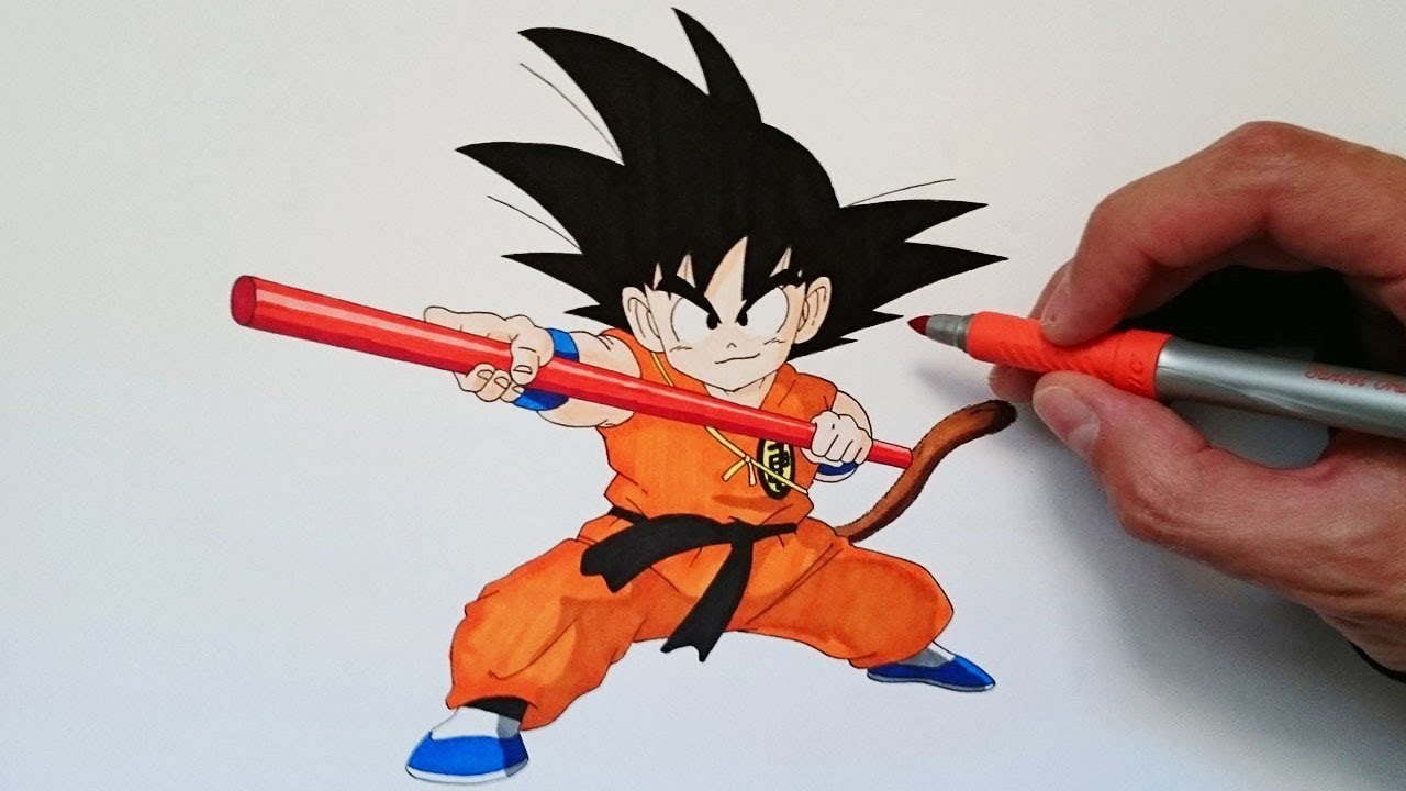 Goku chiquito dibujo