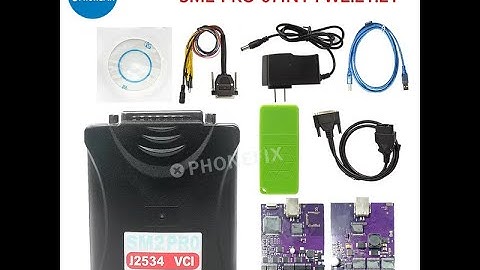 How To Use SM2 Pro J2534 VCI ECU Programmer With Pflasher 67 In 1
