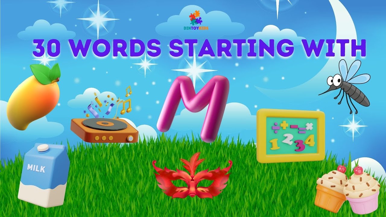 Learn 30 words Startinng With M Letter Words Letter M Words In Engish