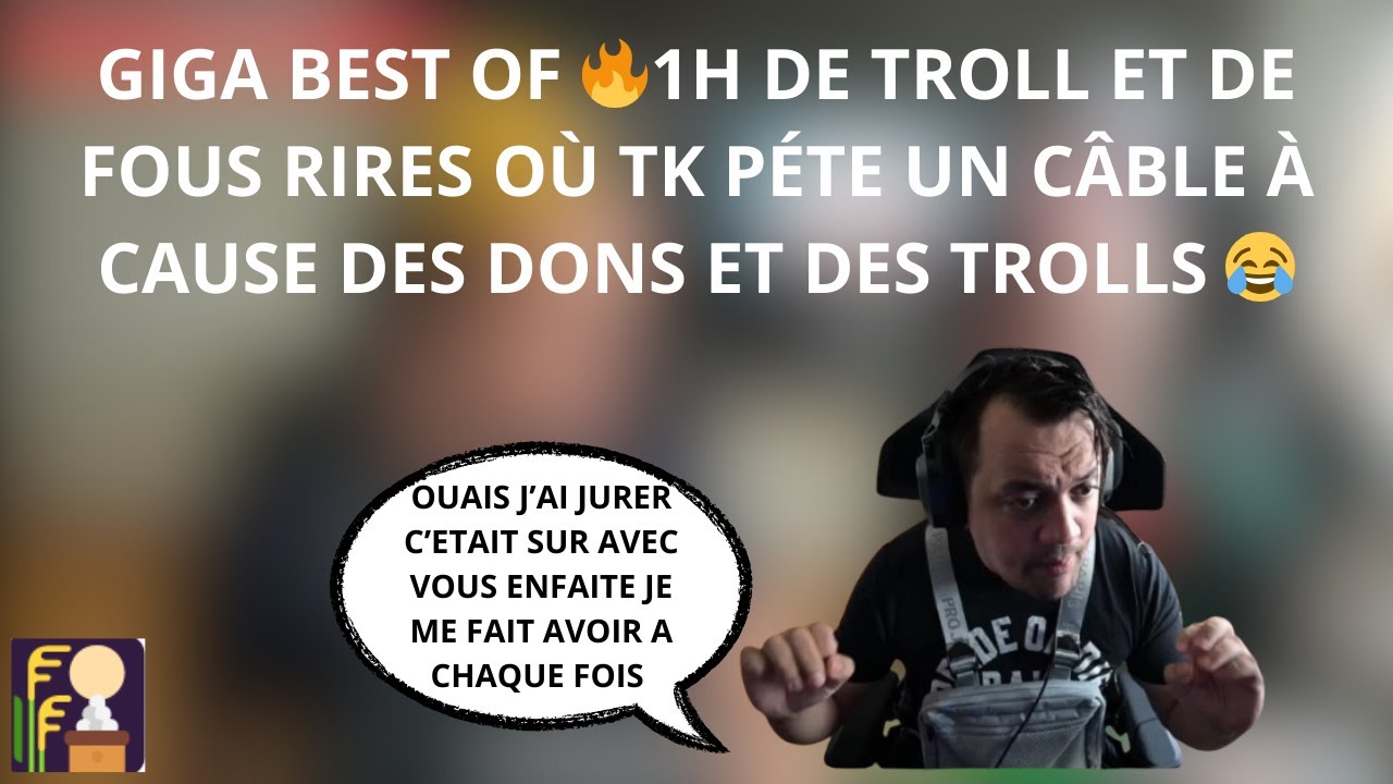 GIGA BEST OF 🔥 1H OU TK SE FAIT TROLL PAR LES DONS DES ABONNÉS 😂 CA DERAPE ENCORE  DE FOU 😭#102