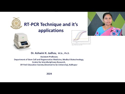 RT-PCR Technique and It's Application - video from Dypatilunikop