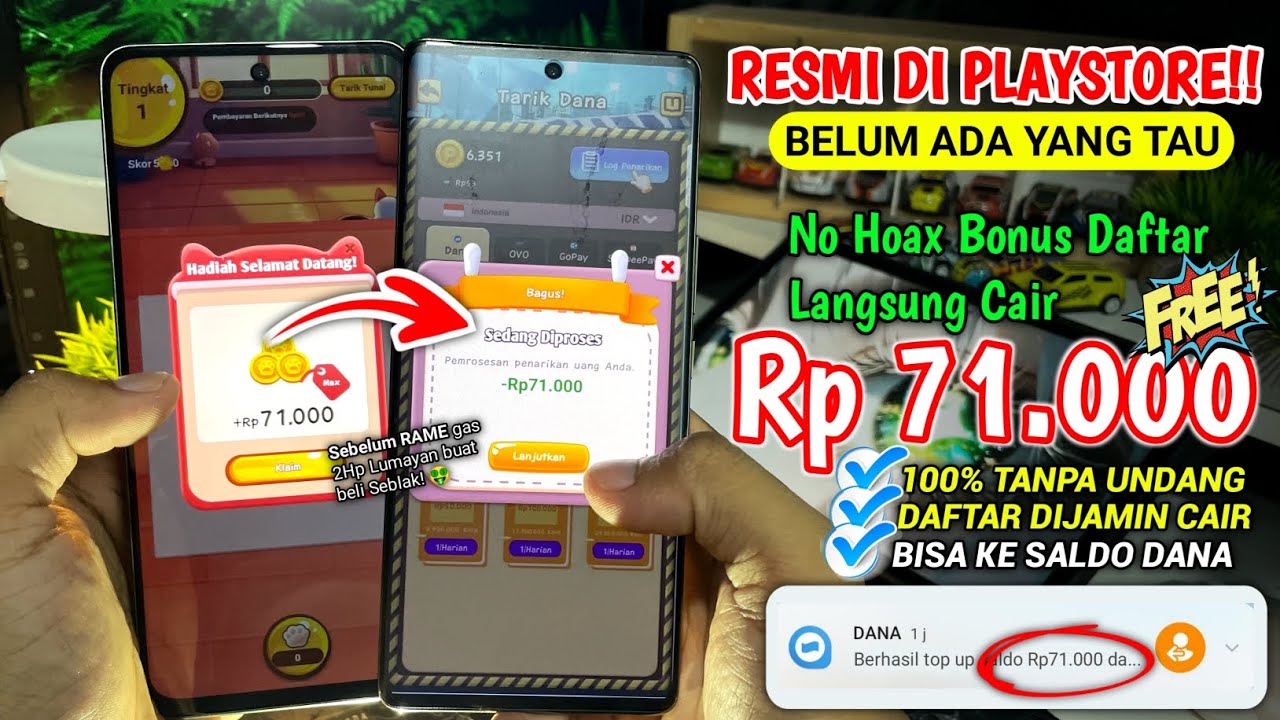 SUDAH TERBUKTI MEMBAYAR ! Aplikasi Penghasil Uang 2025, Aplikasi Penghasil Saldo Dana Tercepat 2025