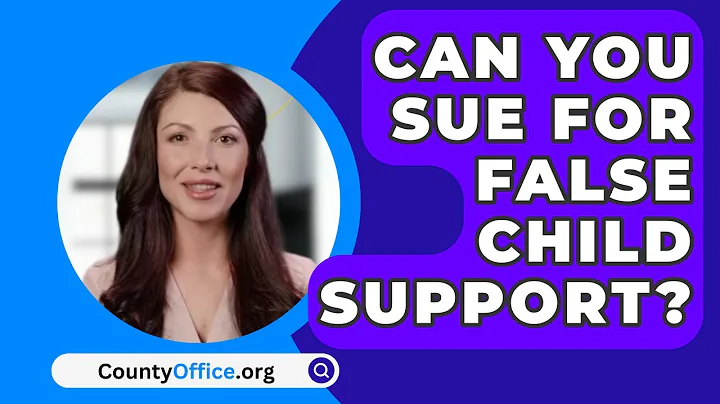 Can You Sue For False Child Support? - CountyOffice.org