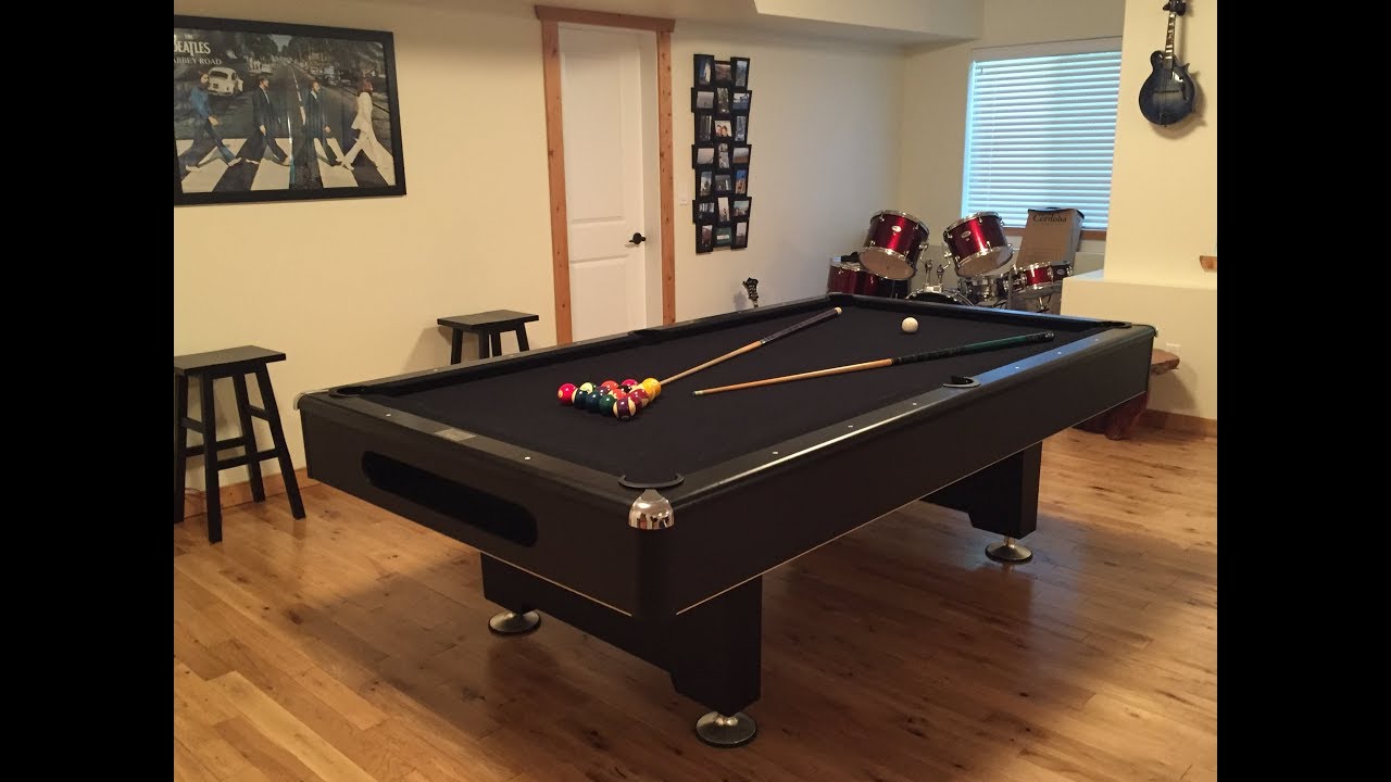 Assembly Of A Pool Table With Slates Youtube