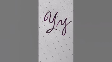 How to write letter Y |cursive #shorts #shortsvideo #calligraphy #handwriting #cursive #alphabet