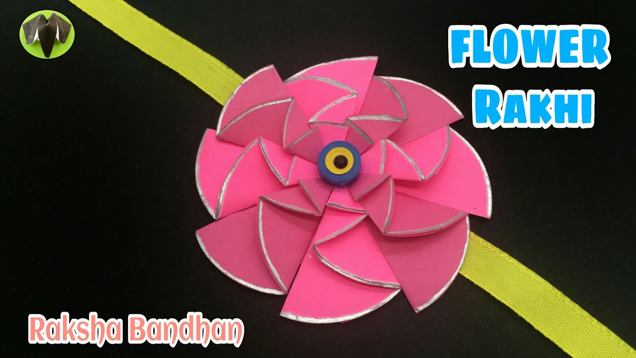 Flower Rakhi for Raksha Bandhan (Design 19) राखी DIY Handmade