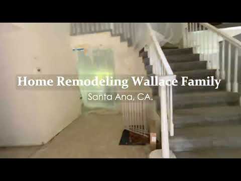 Completed home remodeling project in Santa Ana, California