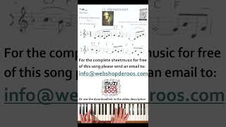 KM2 11. Klarinetconcert  Mozart #shorts #keyboard #yamaha #sx700 #sheetmusic #music #musicscore