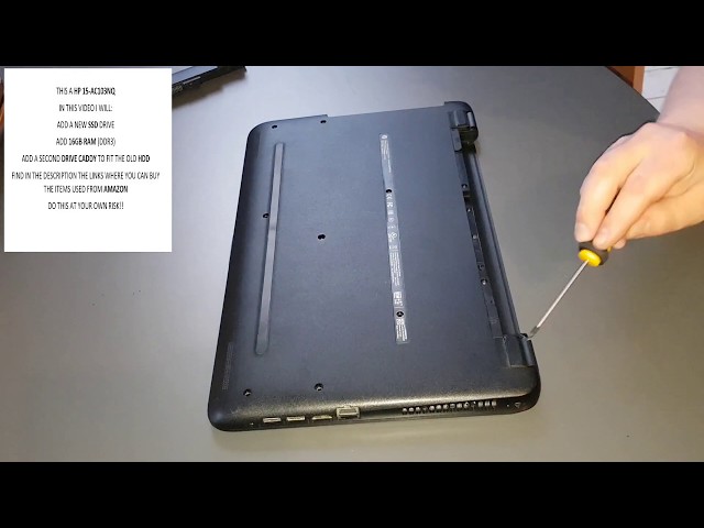 HP 15 Notebook(ac103nq) model:RTL8723BE Upgrade:Dual drive +16 GB RAM -  YouTube