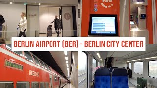 Berlin Airport (BER) to Berlin City Center on the Aiport Express Train