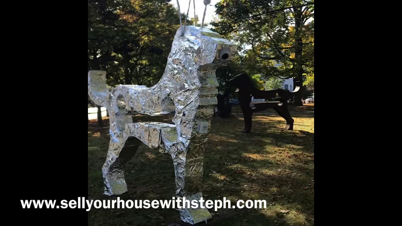 GIANT Metal Dogs Dale Rogers Studio Haverhill MA YouTube