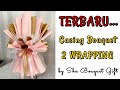 Newbie belajar sini cara buat casing bouquet hanya pakai 2 wrapping paper