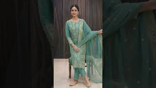 Elegant Pure Handloom Silk Suit Design 🪡✨ | Festive & Wedding Wear Suit Collection
