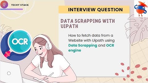 UiPath Interview User Case Data scrapping with OCRengine #techystack #uipath #rpa  #interview #task