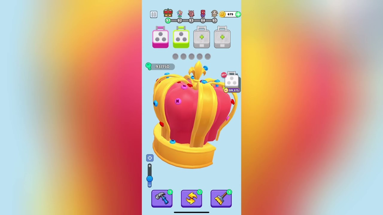 Screw Guru Level 91 Solution Walkthrough 