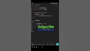 check power of 2 by bit manipulation #bit #manipulation #c++ #shorts