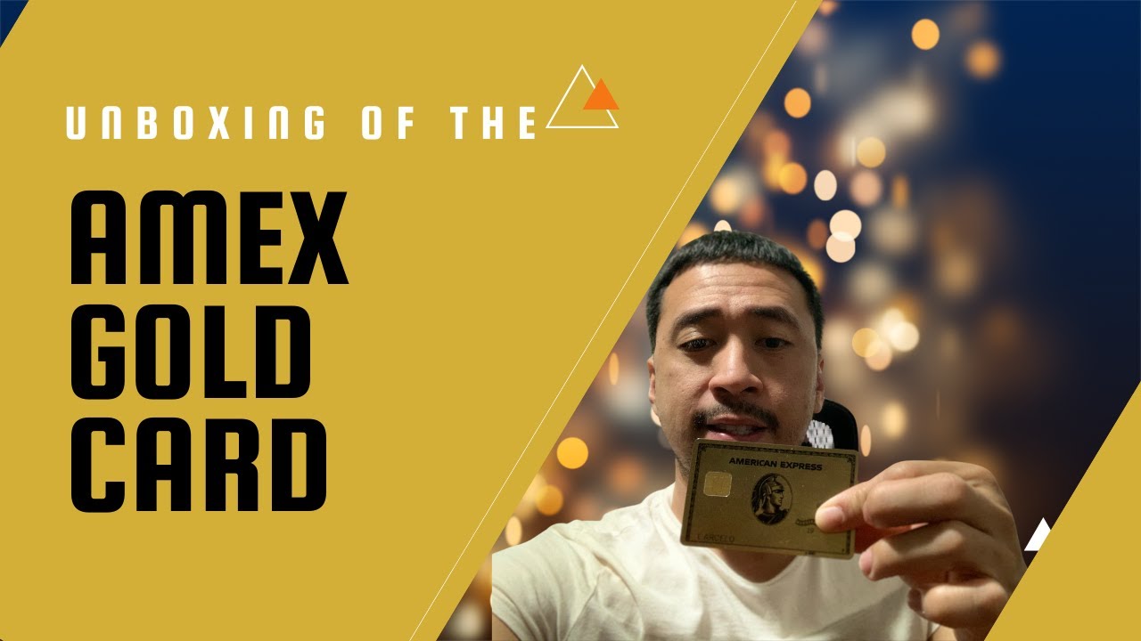 AMEX Gold Card Unboxing and why it makes sense now - YouTube