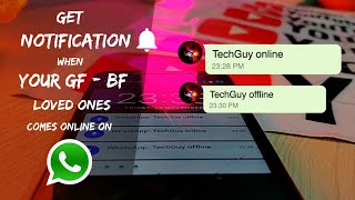 Get Notification When Your Gf/Bf or Someone Comes Online on WhatsApp😱 -WhatsApp Online Notification screenshot 3