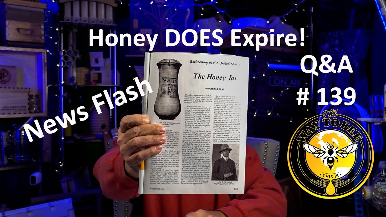 Backyard Beekeeping Questions and Answers Episode 139, Does Honey Last