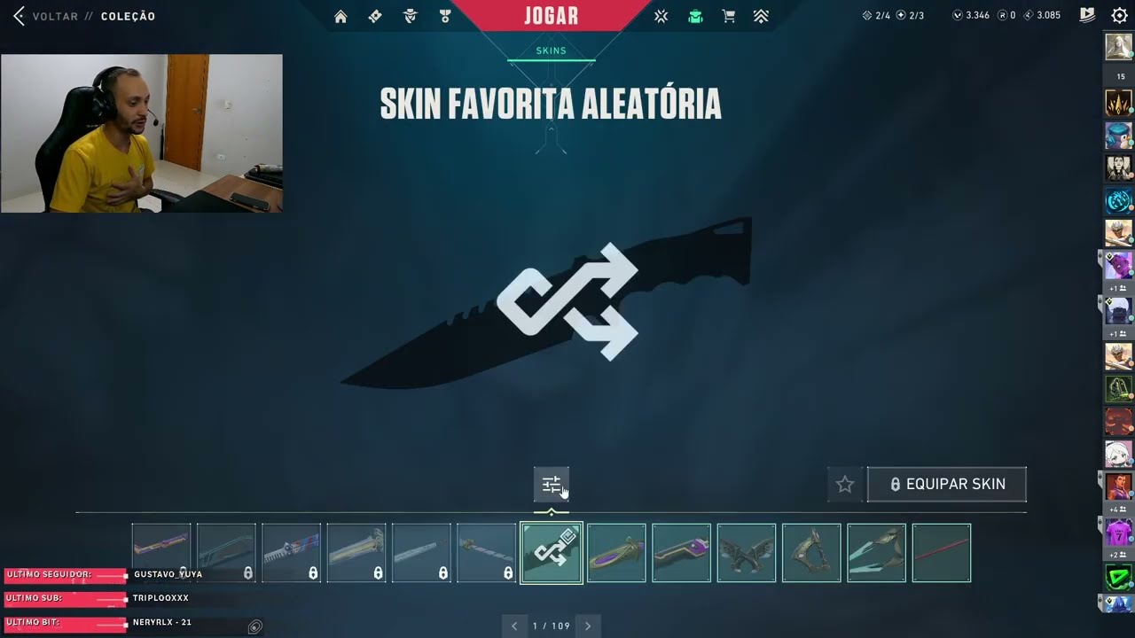 SE EU FOSSE TER SOMENTE 2 SKINS DE CADA ARMA, EU ESCOLHERIA ESSAS | 