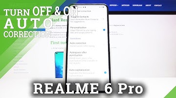 How to Enter Text Correction Options in REALME 6 Pro – Auto Correction Settings