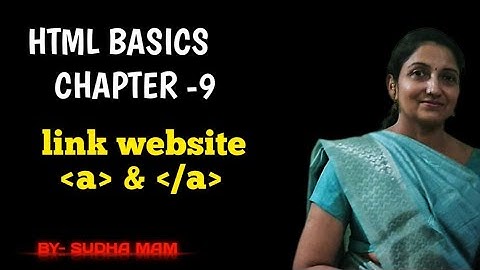 How to link Website using anchor tag HTML Lesson -9