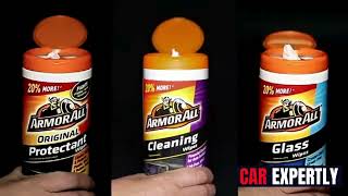 Armor All  Protectant, Glass and Cleaning Wipes, 30 Count Each Pack of 3  Car Expertly