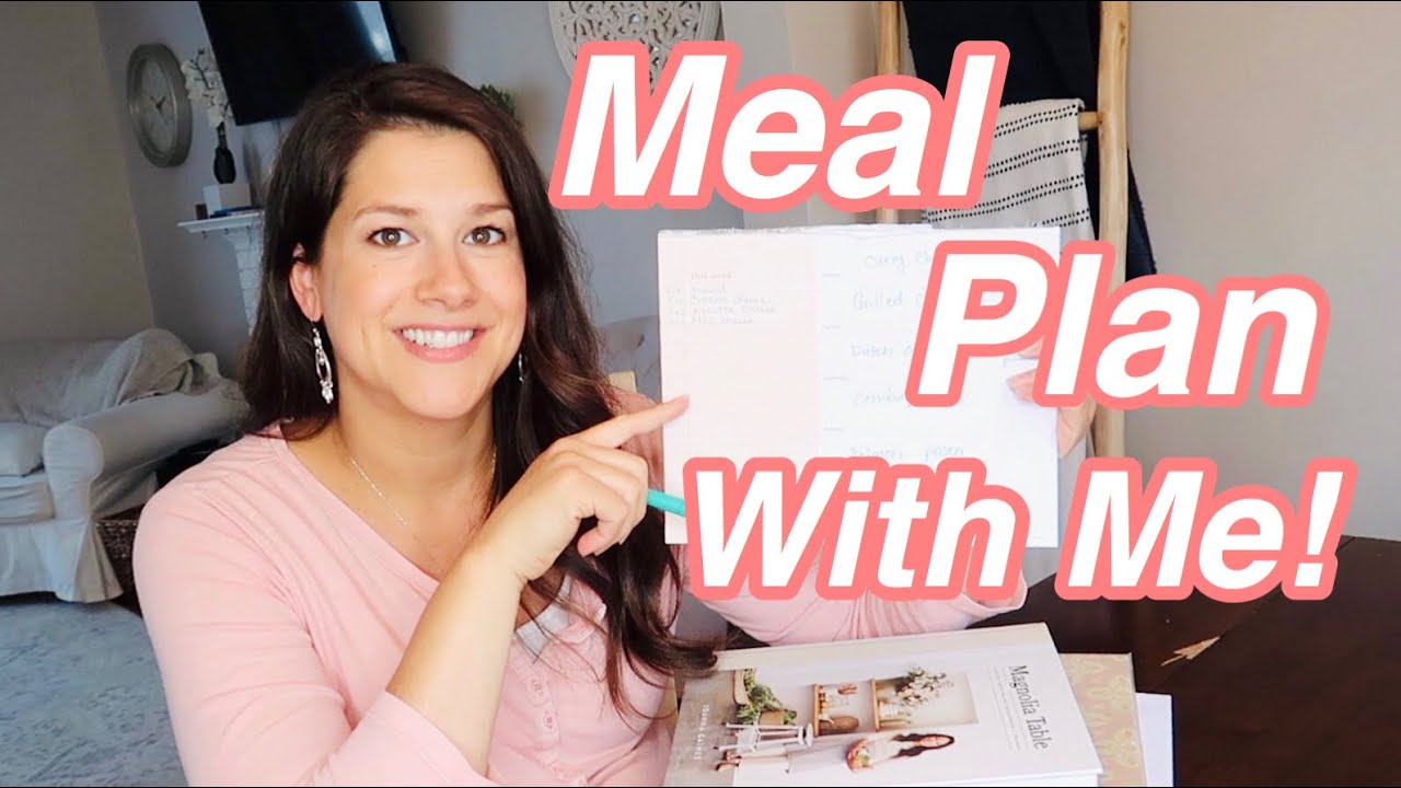 How to MEAL PLAN super easy! - YouTube