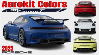 New 2025 Porsche 911 Carrera T Aerokit Colors