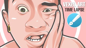 TIME LAPSE VEXELART USING INFINITE DESIGN VIDEO TUTORIAL | KHIFER BROSSE🔥✒️