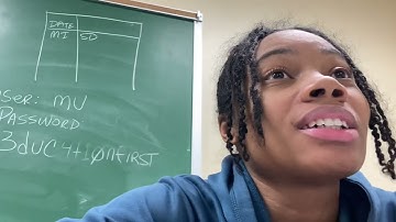 My first day of college was a success 💙