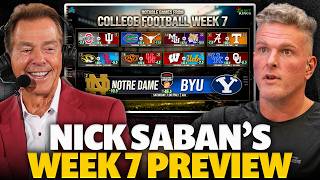 Full Nick Saban Breaks Down The BIGGEST Games In Week 7 Of College Football News