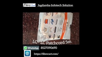 LC PC to LC PC Patchcord #splicing #ftth #otdr #dualband #fibersolution #fiberconnection #fiberplus