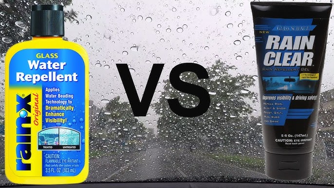 How to apply a WATER REPELLENT / Rain-X on a semi-truck WINDSHIELD