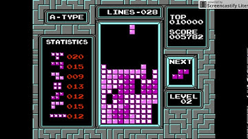 Tetris 100 Lines Level 0 Start