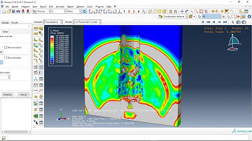 Simulation internal explosion inside the rock by using coupled Eulerian-Lagrangian method in Abaqus