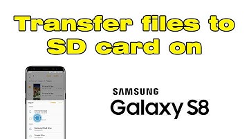 How to move files from internal storage to SD card Samsung S8