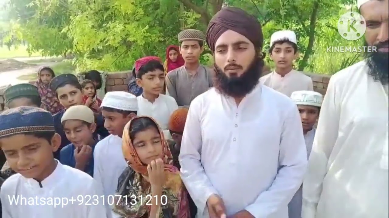 This mosque needs a main gate and a school for children. There are a large number of children. 