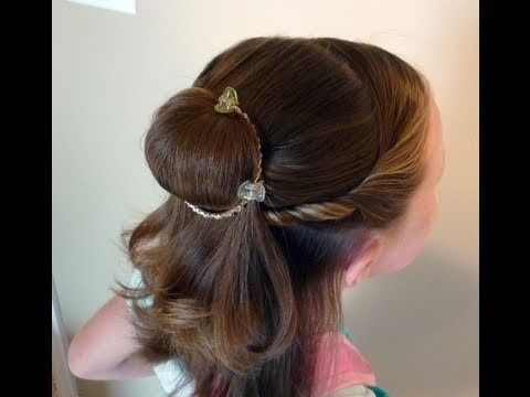 Belle Ponytail | Beauty & The Beast - Cute Girls Hairstyles