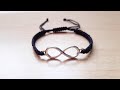 How to make infinity bracelet 😮(english version) DIY bracelet shamballa