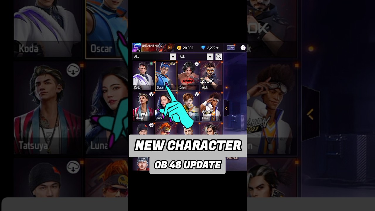 New upcoming ob48 update free fire || New upcoming character ob48 update 