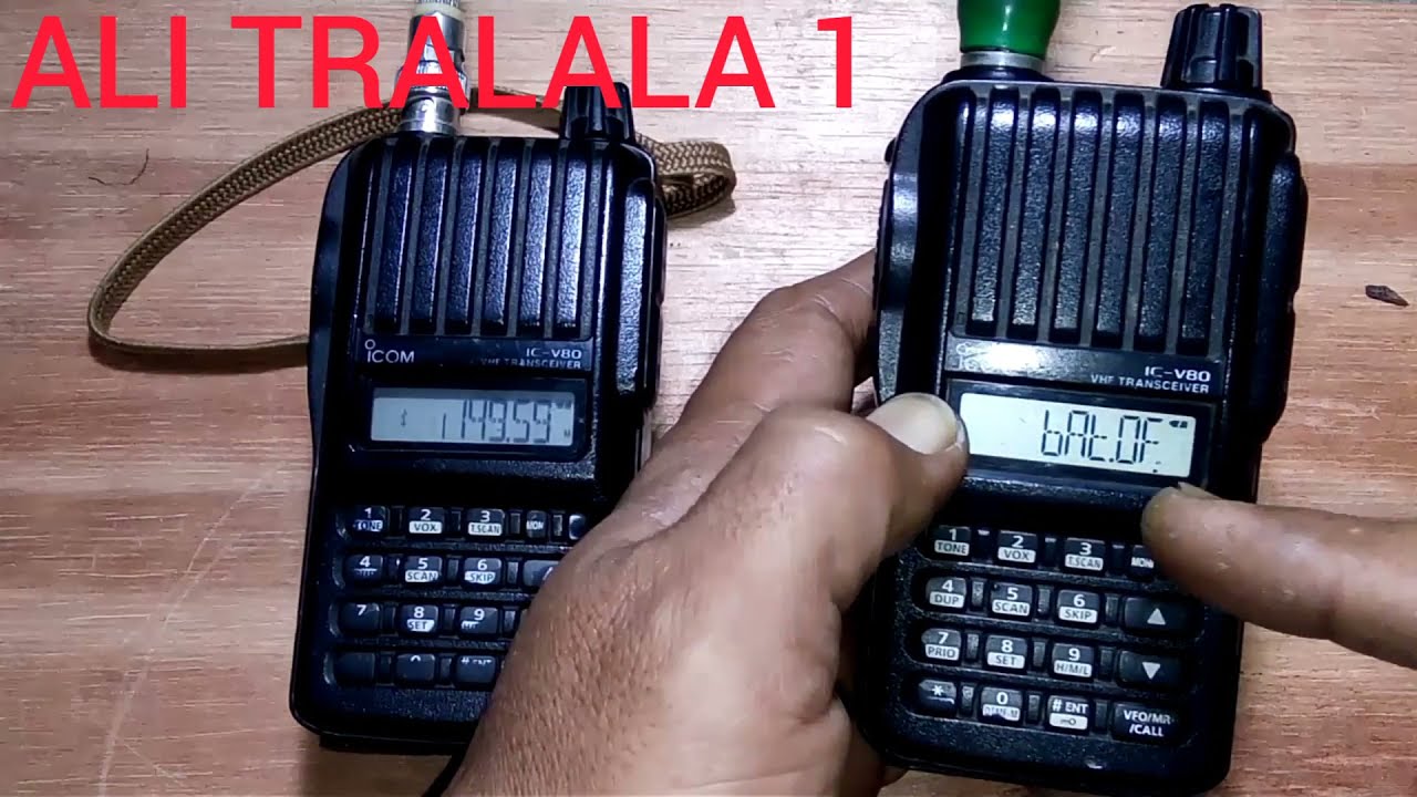 Ht Icom Ic V80 buat repeater RPU @alitralala1460
