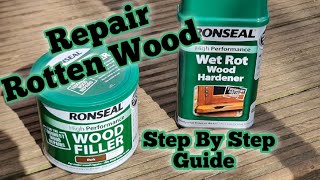 Легко отремонтировать гнилую древесину Отвердитель для древесины Ronseal