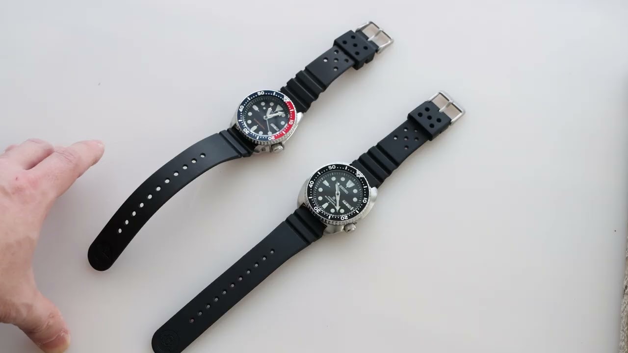 Review Uncle Strap - FKM GL-831 Rubber Diver Strap (22mm) / Comparison