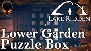 LAKE RIDDEN Lower Garden Puzzle Box - An area for scientific experiments Achievement